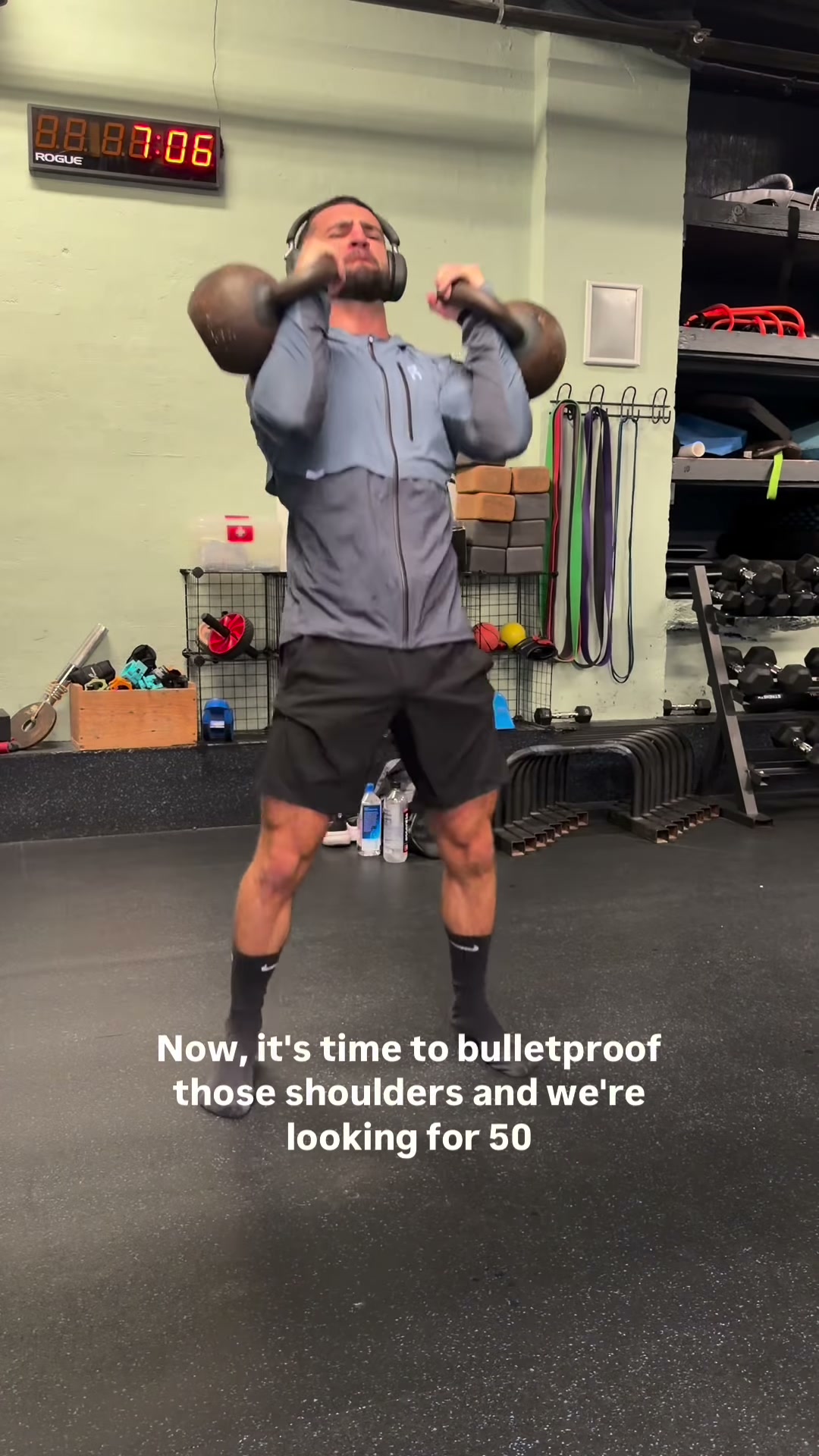 Shoulder Press · 50 reps